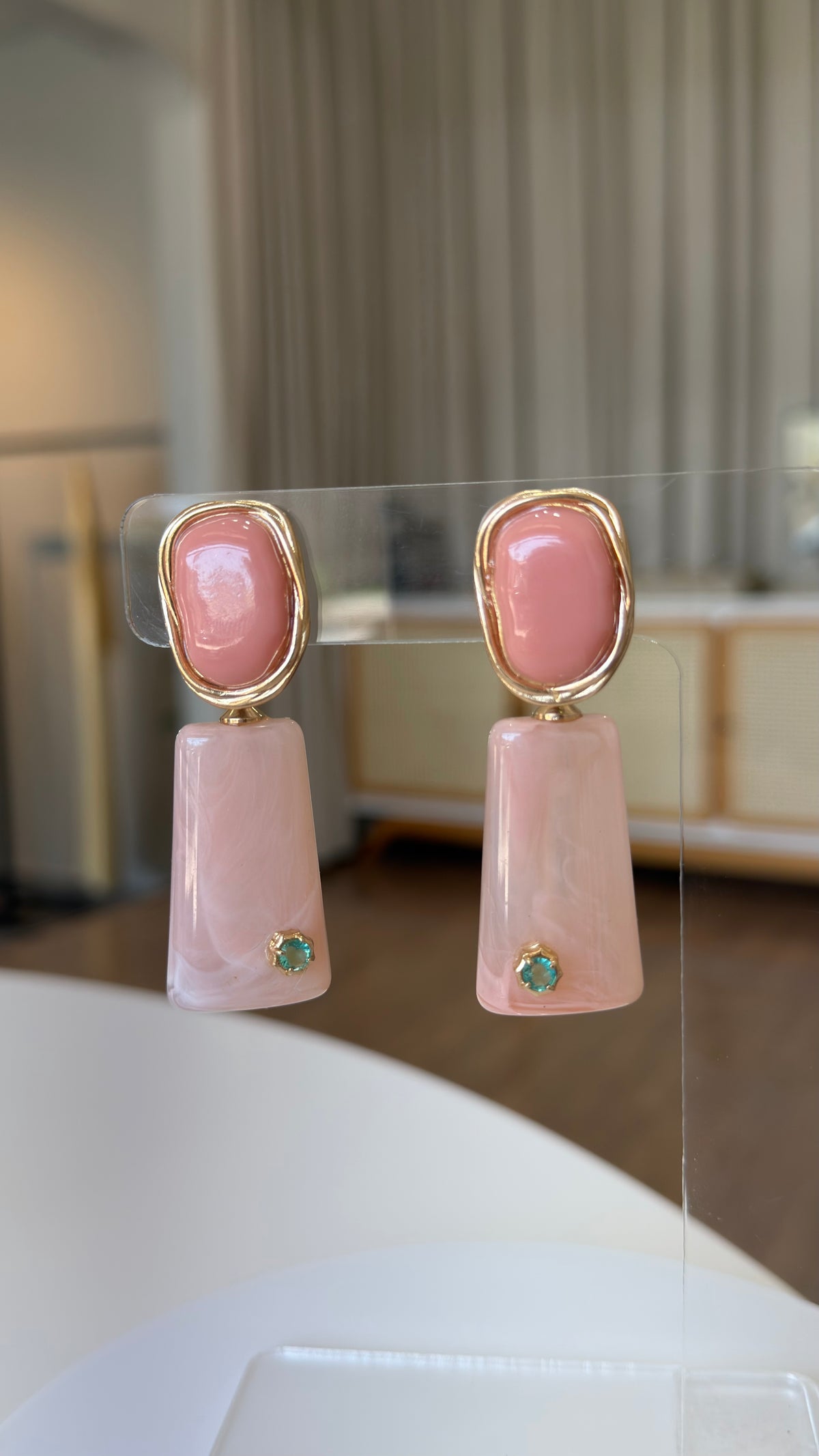 BRINCO DUAS PLACAS RESINA l ROSE